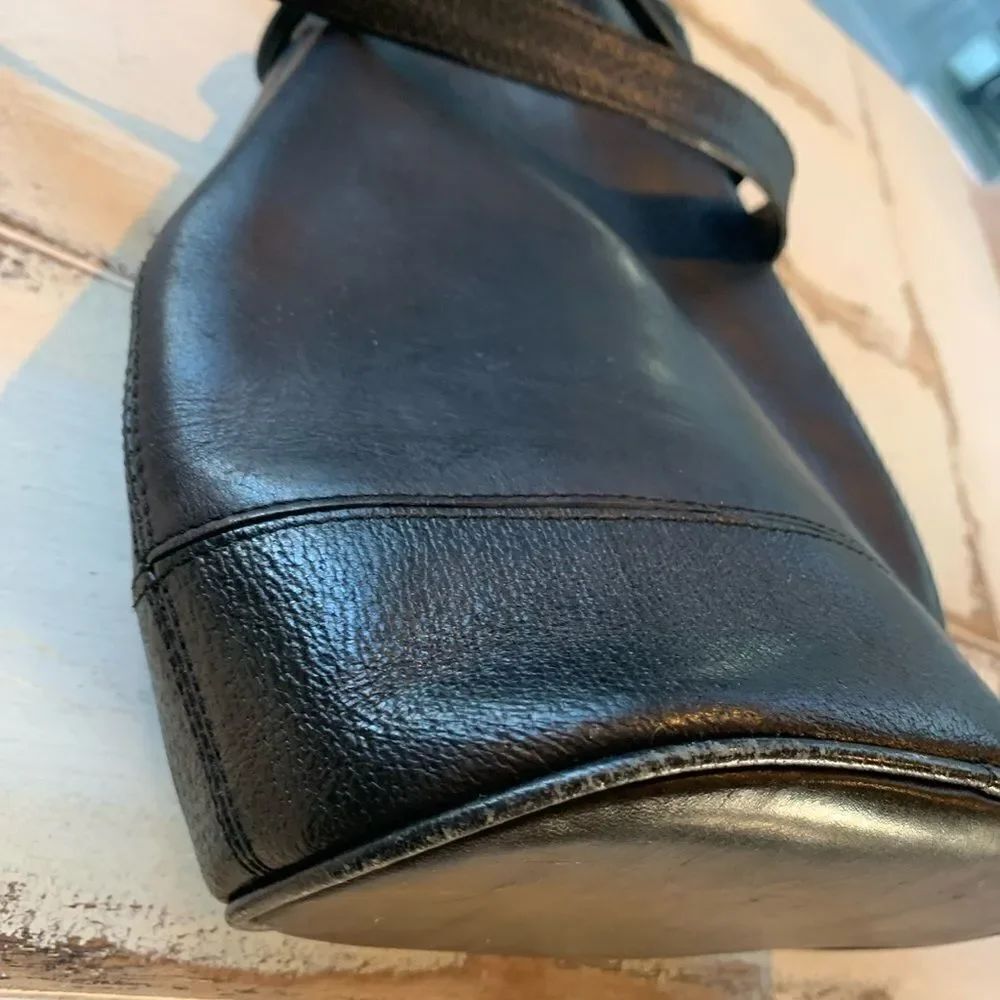 Vintage Mark Cross New York Black leather Crossbody purse - Picture 14 of 14
